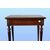 Toilette francese del 1800 stile Luigi XVI in palissandro con intarsio in ottone 