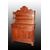 Credenza piattaia con alzata stile Luigi Filippo in legno di Cirmolo XIX secolo