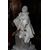 Straordinaria Scultura Francese del XIX secolo: Pierrot in una Toccante Ode alla Luna