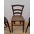 Gruppo tre sedie campagnole rustiche in legno-arte povera-da cucina-primi '900