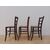 Gruppo tre sedie campagnole rustiche in legno-arte povera-da cucina-primi '900