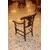 Gruppo di 4 poltrone rustiche francesi di fine 1800 in legno di noce