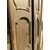 PTI745 - Particolare porta in legno di noce, mossa, misure cm L 80 x H 205 