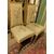  PANC152 - N. 2 sedie in legno dorato, misure cm L 48 x H 110 x P 52  