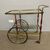 Carrello Bar / vivande anni 50 Cesare Lacca ottone e rosso . Tutto originale. Mis 80 x 45 . h 71 