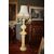 Lampada a colonna francese in marmo