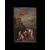 PITTURA A OLIO SU TAVOLETTA LIGNEA MERCURIO E LE FIGLIE DI CECROPE FINE XVIII SECOLO
