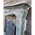  CHP381 - Camino in cemento con base, mis. cm L 146 x H 127 x P 38 