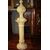 Lampada a colonna francese in marmo