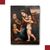 DIPINTO A OLIO SU TAVOLA MADONNA CON GESU’ E GIOVANNI FINE XVI SECOLO 