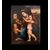 DIPINTO A OLIO SU TAVOLA MADONNA CON GESU’ E GIOVANNI FINE XVI SECOLO 