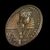 Placca in bronzo raffigurante Caterina de Medici realizzata da Guillaume Dupré