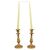 Coppia di candelieri in bronzo dorato - O/7407.