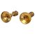 Coppia di candelieri in bronzo dorato - O/7407.