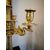 Pair of candlesticks in gilded bronze, Empire period     