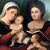 Madonna con Bambino , San Giovannino e committenti , scuola veneta .
