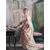 Oil painting on canvas by Giuseppe Ricci, depicting an interior with a girl.     