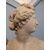White marble statue with base, depicting Venus     