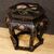 Lacquered and painted chinoiserie side table from 20th century