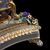 Candelabri a quattro luci in malachite, smalti e pietre dure, argentiere: Stefani