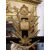 Cristo in bronzo su croce in legno ebanizzato 