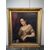 Pair of interior paintings depicting girls, age: 1840     
