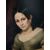 Pair of interior paintings depicting girls, age: 1840     