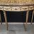 Louis XVI console in lacquered and gilded wood, Naples.     
