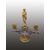 Coppia di candelabri - Bronzo dorato, Smalto cloisonné - XIX secolo