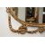 Specchiera in legno dorato orizzontale con fregi
