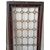 Pair of stained glass windows with colored glass from the 19th century     