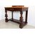 Coppia consolles in mogano con intarsi in acero epoca Carlo X