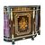 XIX secolo, Napoleone III, Antica Servante in legno intarsiata, Bronzo dorato