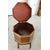 Tavolino portabottiglie in mogano e finiture in ottone