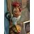 Grande e importante scultura in ceramica raffigurante Gallo , Zaccagnini