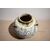 Vaso a boccia in ceramica raffigurante antico veliero - integro con scheggiature alla base - XVI secolo