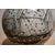 Vaso a boccia in ceramica raffigurante antico veliero - integro con scheggiature alla base - XVI secolo