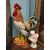 Grande e importante scultura in ceramica raffigurante Gallo , Zaccagnini