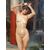 Bellissimo dipinto pompeiano raffigurante nudo di donna