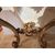 Consolle italiana laccata con piano in legno marmorizzato fine 700