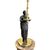 XIX secolo, Impero, Coppia di candelabri in bronzo patinato e dorato