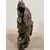 Scultura cinese del XIX secolo in pietra saponaria su base coeva sagomata
