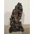 Scultura cinese del XIX secolo in pietra saponaria su base coeva sagomata