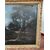 Bartolomeo Pedon (Venezia 1665 - 1732) - Paesaggio con rovine e figure con cornice coeva - '700