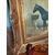 Bel dipinto scuola inglese, raffigurante cavallo