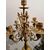 Orologio e candelabri in bronzo dorato trittico Francia seconda metà '800