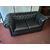 Coppia divani Chesterfield in pelle nera 