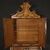 Great Lombard trumeau in wood from 20th century