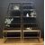 Eleganti Etagere Vintage in acciaio cromato: Stile e Funzionalità