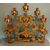 Pair of golden wrought iron sconces     